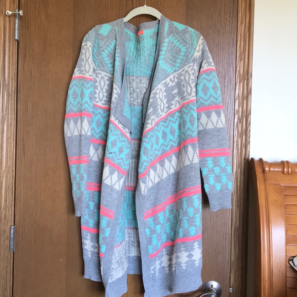 Long Open Sweater
